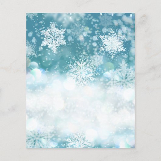 バジェット冬のベビー外のベビーシャワー寒い (裏面)