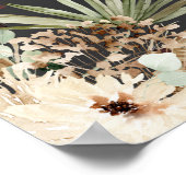 バジェット卒業パンパス植物学モダン校 ポスター (角)