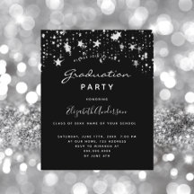 バジェット卒業パーティー白黒スター2025