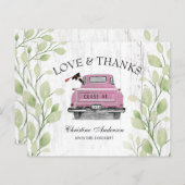 バジェット卒業ヴィンテージピンクトラックラヴ感謝していィー (正面/裏面)