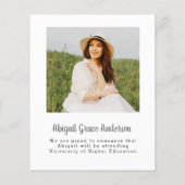 バジェット卒業2フォトシンプル2023シルバーカード チラシ (裏面)