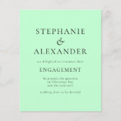 バジェット単純文字造幣局婚約発表 (正面)