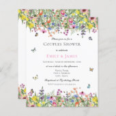 バジェット夏のフローラカップルのシャワー (正面/裏面)