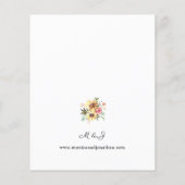 バジェット夏ひまわり結婚フローラの2 (裏面)