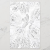 バジェット多肉質ブルゴーニュ結婚式招待状 (裏面)