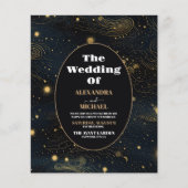 バジェット天の三日月の金ゴールド結婚ズ (正面)