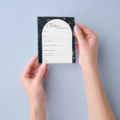 バジェット天空の太陽の月の花嫁になるアドバイスフライヤー チラシ (手)