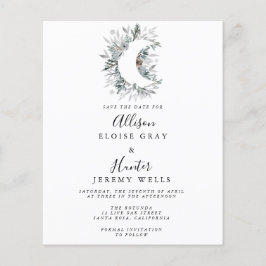 バジェット天空の日付フライヤーを保存 チラシ