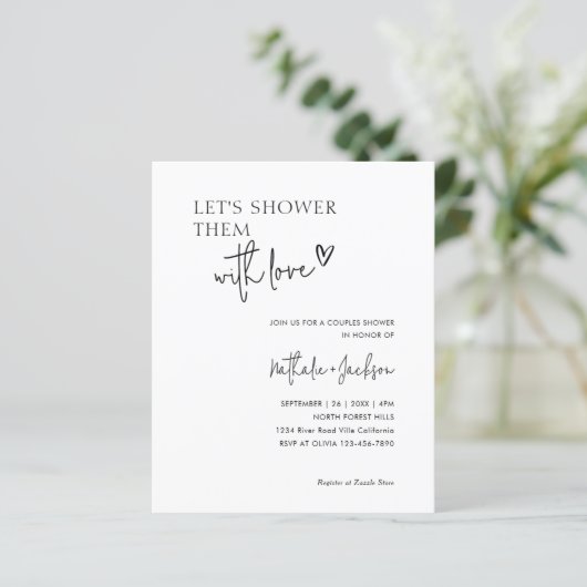 バジェット夫婦が愛のブライダルでシャワーを浴びよう (スタンド正面)