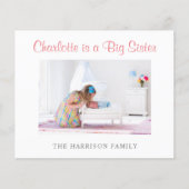 バジェット姉妹写真新生児発表 (正面)