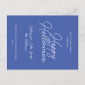 バジェット子供の水の色ベビードラゴンハロウィーン ポストカード (裏面)