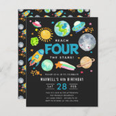 バジェット宇宙スターズムーン4th誕生日パーティー (正面/裏面)