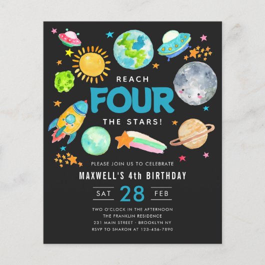 バジェット宇宙スターズムーン4th誕生日パーティー (正面)