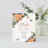 バジェット小さなかわいこちゃんベビーシャワー招待状 (スタンド正面)