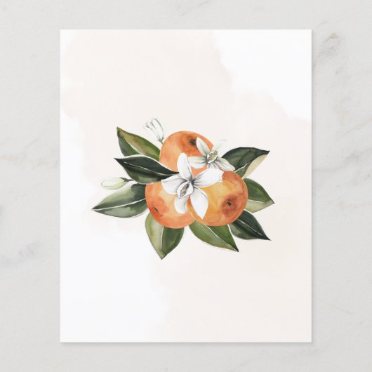 バジェット小さなかわいこちゃんベビーシャワー招待状 (裏面)