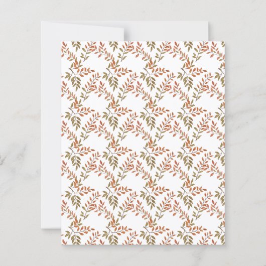 バジェット小さなカボチャは途中ベビーシャワー (裏面)