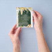 バジェット小麦パンパスグラス結婚ズ チラシ (手)