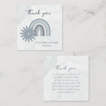 バジェット少年の赤ちゃんシャワー青い水の色ありがとう