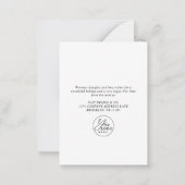 バジェット帽子オフにあなたに雪だるまレッドカンパニーロゴ ノートカード (裏面)