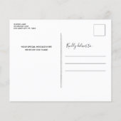 バジェット幸せHOWLidays Dog Lover Christmas Postcar (裏面)