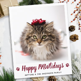 バジェット幸せPAWlidays猫ペットフォトクリスマス