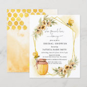 バジェット彼女は彼女のハニービーブライダルシャワーを見つけた (正面/裏面)