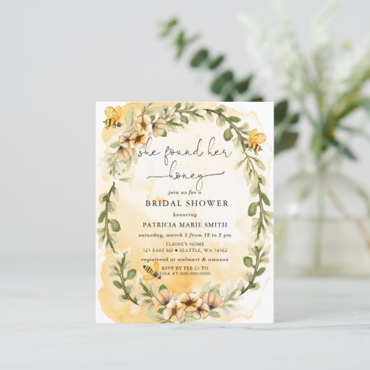 バジェット彼女は彼女のハニービーブライダルシャワーを見つけた (スタンド正面)