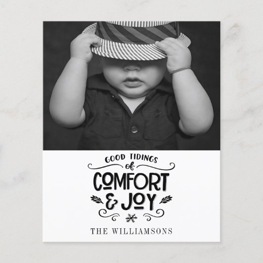 バジェット心地よいとジョイモダンホリ素朴デーカード チラシ (正面)