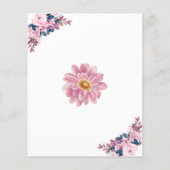 バジェット応援トゥラブワインブライダルシャワー招待状 (裏面)