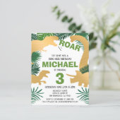 バジェット恐竜キッズディノトレックス誕生日招待状 (スタンド正面)