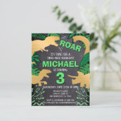 バジェット恐竜キッズボーディノ誕生日招待状 (スタンド正面)