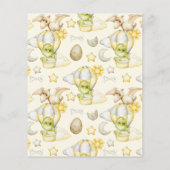 バジェット恐竜テーマベビーシャワー (裏面)