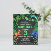 バジェット恐竜子供の誕生日ディノトレックスシャルボード (スタンド正面)