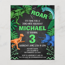 バジェット恐竜子供の誕生日ディノトレックスシャルボード