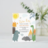 バジェット恐竜2レックス2nd誕生日招待状 (スタンド正面)