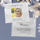 バジェット悔やみや弔慰シルバーバタフライ感謝してい写真you