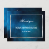 バジェット悔やみや弔慰ブルー感謝していスカイ撮影 (正面/裏面)