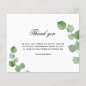 バジェット悔やみや弔慰ユーカリ白感謝してい写真 (正面)