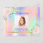 バジェット悔やみや弔慰レインボー感謝していユー写真 (裏面)