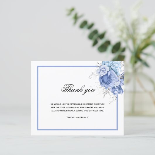 バジェット悔やみや弔慰青い白感謝していい写真 (スタンド正面)