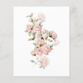 バジェット愛は開花ブライダルシャワー招待 (裏面)