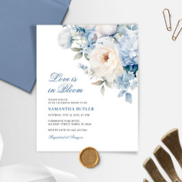 バジェット愛は開花ブライダルシャワー招待