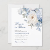 バジェット愛は開花ブライダルシャワー招待 (正面)