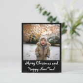 バジェット愛らしい休日のフォトカード (スタンド正面)