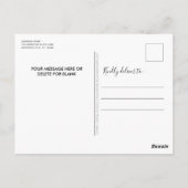 バジェット愛国的なクリスマス写真アメリカ国旗 ポストカード (裏面)