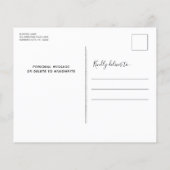 バジェット愛国的な米国アメリカ国旗のクリスマスカード (裏面)