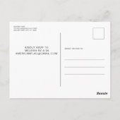 バジェット愛国米国国旗の軍隊誕生日パーティー ポストカード (裏面)