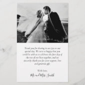 バジェット愛感謝していとコラージュ結婚の感謝F チラシ (裏面)