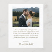 バジェット愛感謝していとコラージュ結婚の感謝F チラシ (裏面)