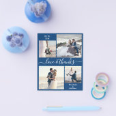 バジェット愛感謝していとコラージュ結婚の感謝F チラシ (シングル)